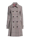 Patrizia Pepe Woman Coat Black Size 10 Polyester, Viscose, Elastane In Black