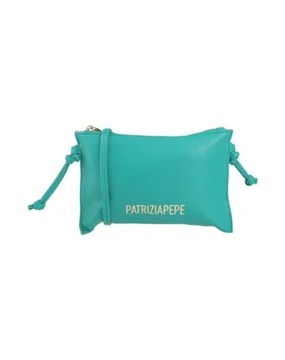 Patrizia Pepe Woman Cross-body Bag Deep Jade Size - Polyurethane In Green