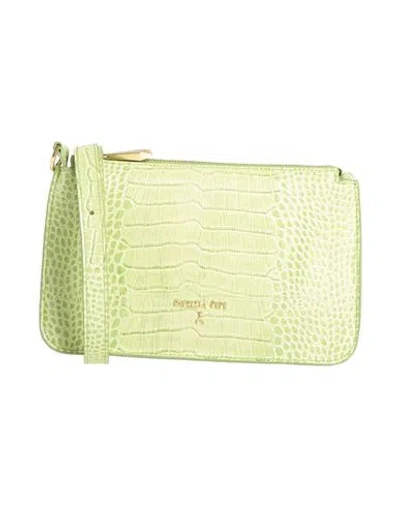 Patrizia Pepe Woman Cross-body Bag Light Green Size - Leather
