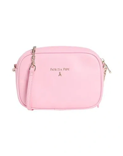 Patrizia Pepe Woman Cross-body Bag Pink Size - Leather