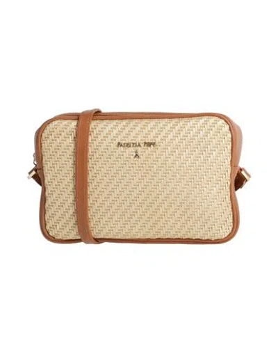 Patrizia Pepe Woman Cross-body Bag Tan Size - Polypropylene, Polyester In Brown