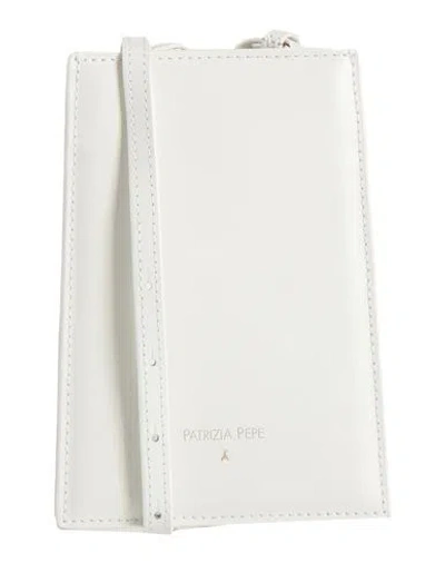 Patrizia Pepe Woman Cross-body Bag White Size - Leather