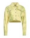 Patrizia Pepe Denim Outerwear In Green