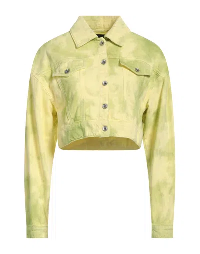 Patrizia Pepe Denim Outerwear In Green