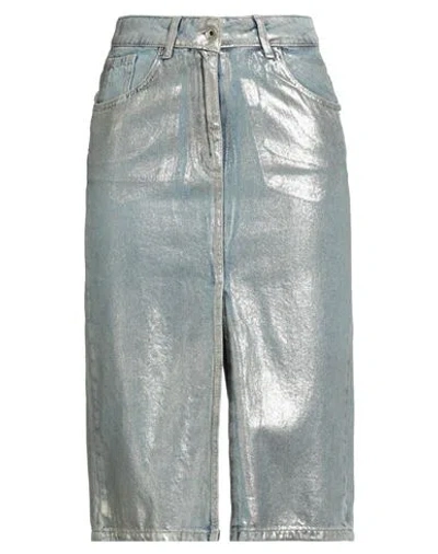 Patrizia Pepe Woman Denim Skirt Blue Size 6 Cotton
