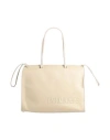 Patrizia Pepe Woman Handbag Beige Size - Cotton, Polyester