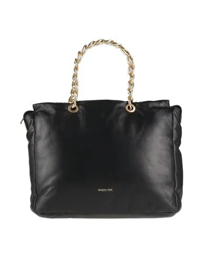 Patrizia Pepe Woman Handbag Black Size - Leather