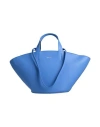 Patrizia Pepe Woman Handbag Blue Size - Leather