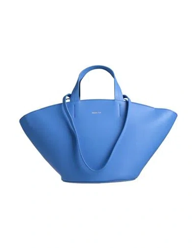 Patrizia Pepe Woman Handbag Blue Size - Leather