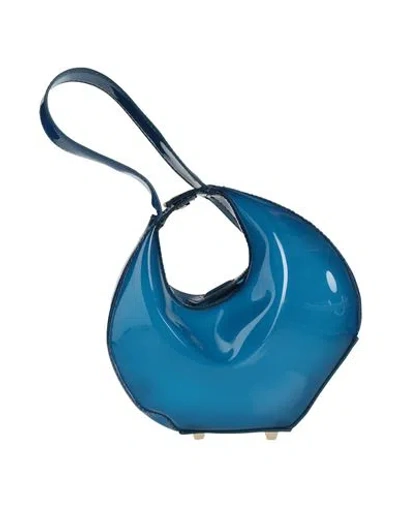 Patrizia Pepe Woman Handbag Blue Size - Polyurethane