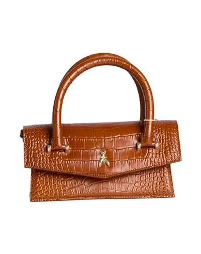 Patrizia Pepe Woman Handbag Brown Size - Leather
