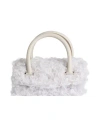 Patrizia Pepe Woman Handbag Light Grey Size - Shearling In Gray