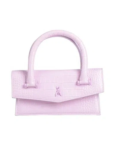 Patrizia Pepe Woman Handbag Lilac Size - Leather