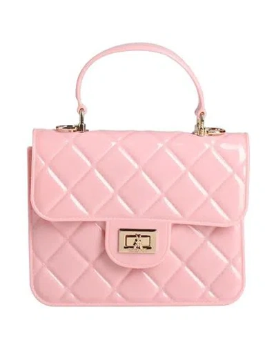 Patrizia Pepe Woman Handbag Pink Size - Pvc - Polyvinyl Chloride