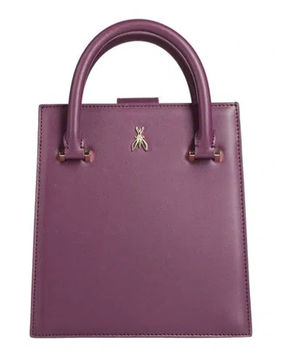 Patrizia Pepe Woman Handbag Purple Size - Leather