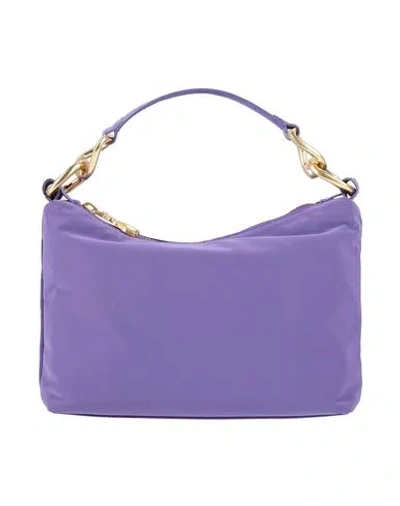 Patrizia Pepe Woman Handbag Purple Size - Polyamide