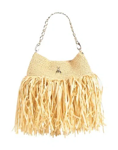 Patrizia Pepe Woman Handbag Sand Size - Straw In Beige