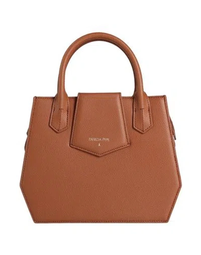 Patrizia Pepe Woman Handbag Tan Size - Leather In Brown