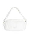Patrizia Pepe Woman Handbag White Size - Leather