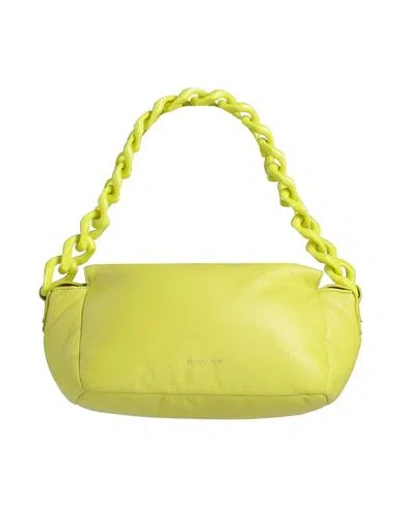 Patrizia Pepe Woman Handbag Yellow Size - Leather