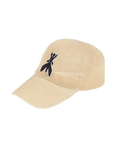 Patrizia Pepe Woman Hat Sand Size Onesize Paper Yarn In Beige
