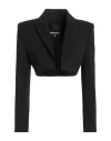 Patrizia Pepe Woman Jacket Black Size 10 Polyester, Elastane