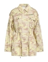 Patrizia Pepe Woman Jacket Yellow Size 10 Cotton, Elastane