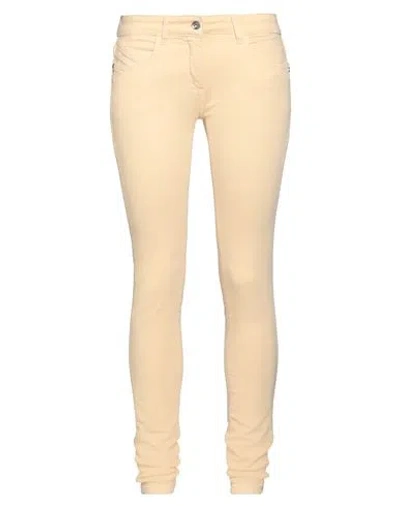 Patrizia Pepe Woman Jeans Apricot Size 27 Cotton, Polyester, Elastane In Orange