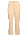 Patrizia Pepe Woman Jeans Apricot Size 30 Cotton In Orange