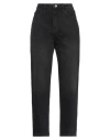 Patrizia Pepe Woman Denim Pants Black Size 31 Cotton In Black