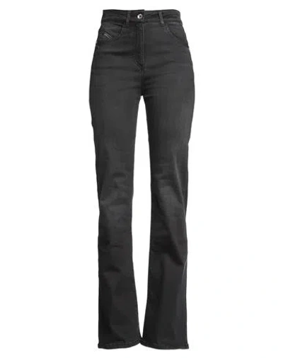 Patrizia Pepe Woman Jeans Black Size 25 Cotton, Polyester, Elastane In Gray