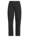 Patrizia Pepe Woman Jeans Black Size 26 Cotton In Black
