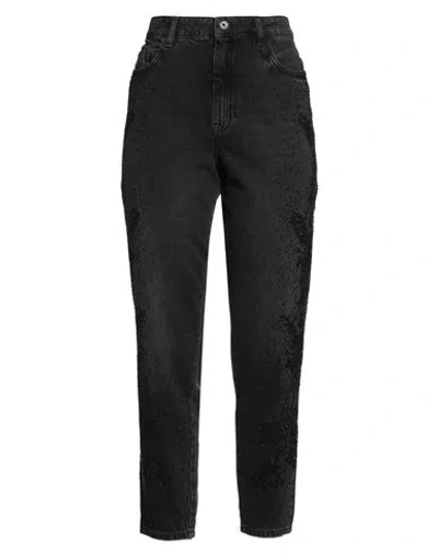 Patrizia Pepe Woman Jeans Black Size 28 Cotton, Polyester, Glass