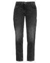 PATRIZIA PEPE PATRIZIA PEPE WOMAN JEANS BLACK SIZE 29 COTTON