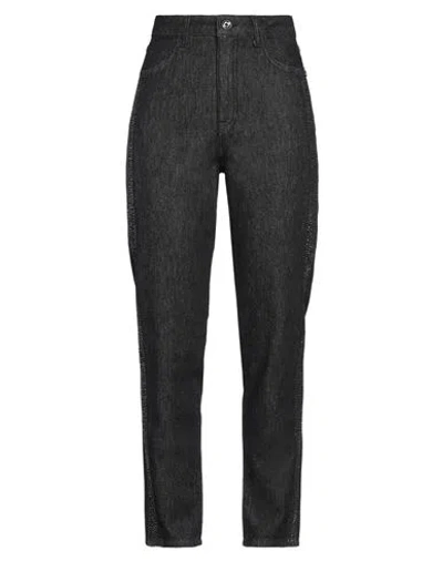 Patrizia Pepe Woman Jeans Black Size 30 Cotton