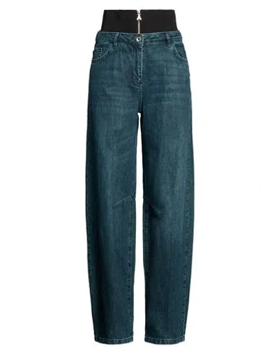 Patrizia Pepe Woman Jeans Blue Size 28 Cotton