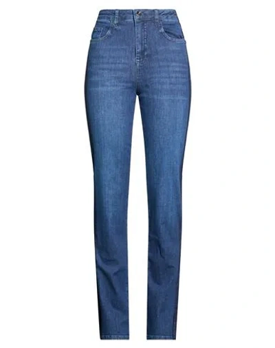Patrizia Pepe Woman Jeans Blue Size 28 Cotton, Polyester, Elastane