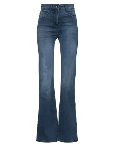 Patrizia Pepe Woman Jeans Blue Size 30 Cotton, Polyester, Elastane