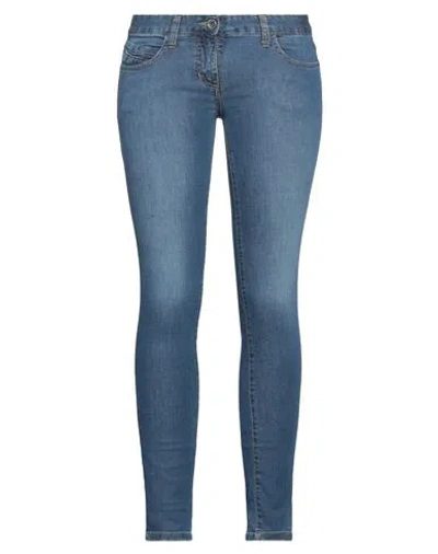Patrizia Pepe Woman Jeans Blue Size 32 Cotton, Elastane