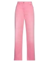 Patrizia Pepe Low-rise Straight-leg Jeans In Pink