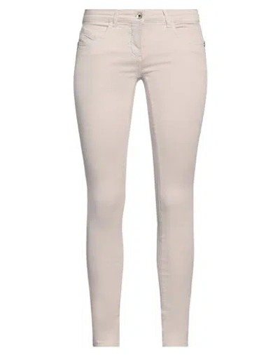 Patrizia Pepe Woman Jeans Light Grey Size 30 Cotton, Polyester, Elastane In Neutral