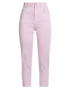 Patrizia Pepe Woman Jeans Lilac Size 26 Cotton, Elastane In Pink