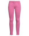 Patrizia Pepe Woman Jeans Mauve Size 27 Cotton, Polyester, Elastane