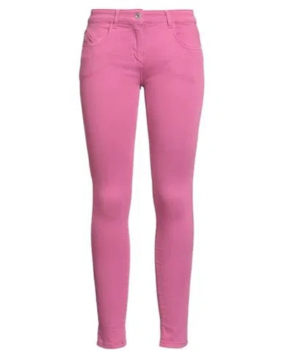 Patrizia Pepe Woman Jeans Mauve Size 31 Cotton, Polyester, Elastane