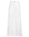 Patrizia Pepe Woman Jeans Off White Size 27 Cotton In Off White