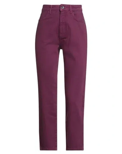 Patrizia Pepe Woman Jeans Plum Size 25 Cotton