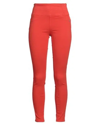 Patrizia Pepe Woman Jeans Red Size 27 Cotton, Polyester, Elastane