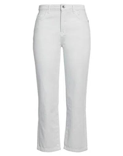 PATRIZIA PEPE PATRIZIA PEPE WOMAN JEANS SKY BLUE SIZE 28 COTTON