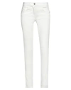 Patrizia Pepe Woman Jeans White Size 26 Cotton, Polyester, Elastane
