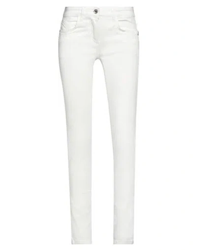 Patrizia Pepe Woman Jeans White Size 26 Cotton, Polyester, Elastane In White